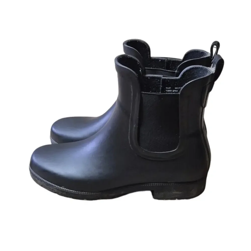 Eddie Bauer Womens Hailey Waterproof/Weather Resistant Stretch Rain Boot Size 9